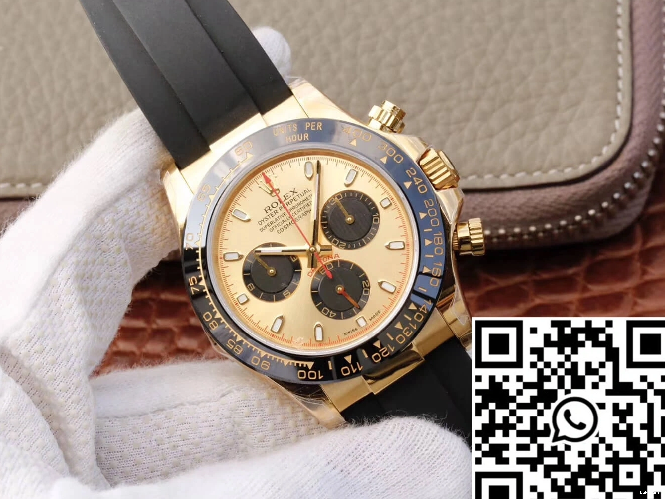 Cosmograph Gold Yellow JH Black Chronograph 116518ln V6 Daytona Rolex Factory 0415